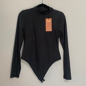 NEW Girlfriend Collective Bodysuit Long Sleeve Mock Neck
